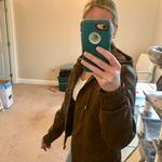 Brown Leather Jacket Size L Photo 3