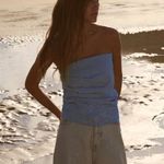 ZARA NWT  STRIPED STRAPLESS TOP Photo 1