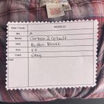 Carbon 2 Cobalt Womens Button Blouse Size XS Plaid Casual V Neck Long Sleeve Red Photo 12