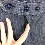 7 For All Mankind Nico Wide Leg Herringbone Trousers Pants Size 27 low rise y2k Photo 2