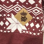 SOULSTAR dark‎ mauve white sweatshirt size XL Pink Photo 3