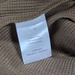 We Wore What Fitted Waffle Crewneck Long Sleeve Top Kangaroo L NWT Photo 4