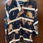 Vintage Oxford University Rugby Bleached Shirt Blue Photo 0