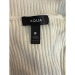 AQUA Brand New  Women's Size Medium Black White V Neck Cardigan Sweater Photo 4