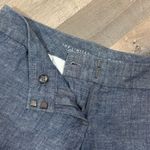 The Limited  Chambray Easy Short Cuffed Hem Low Rise Chino Shorts Blue 2‎ Photo 5