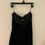 NWT vintage deb mini black dress with sequins bow detail size M Size M Photo 1