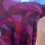 Rena Rowan  Silk Top in Red and Pink Size S Photo 7