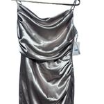 Birdy Grey Lydia Sexy Full Length Draped Dress Taupe Small NWT Photo 5