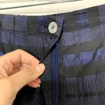 Ciao Lucia Pietro Woven Taffeta Pant Sapphire Womens Blue Size Small Made in La White Photo 5