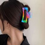 Rainbow hair claw Photo 1