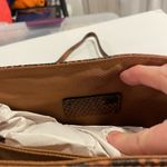 Nicole Miller NWT black brown vegan snake print mini dr bag crossbody chain Photo 12