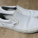 Vans  White Leather Slip-On Sneakers Photo 1