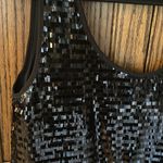 Mango MNG suit Black Sequin Tank top fancy party sparkle sequined small Photo 1