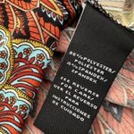 NEW MSK Abstract Print A Line Dress Size PXL Brown Photo 6