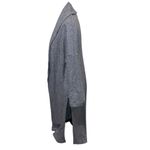 EXPRESS Gray Long Waffle Knit Cardigan Sparkle NWT Photo 2