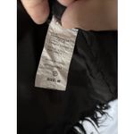 Papaya  Shaggy Vest L Black Faux Fur Open Front Boho Rock Chic Mod Punk Med Photo 2