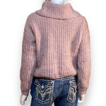 Hippie Rose Pink Cropped Sweater Junior’s Size Small  Photo 5
