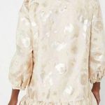 Tuckernuck Champagne Fil Coupe Palmerston Formal Mini Dress Size Large NWT Prep Tan Photo 1