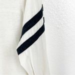 Chaser  Sheer Lightweight Long Sleeves Round Hem Baseball Tee, Size Medium Photo 5