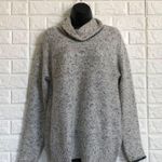 Cable & Gauge  cowl neck heathered Gray sweater Women’s Size S Small Photo 2
