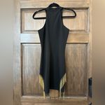 In The Style  Black Mini Dress Gold Strings Size 10 NWT Photo 1