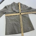 J Crew‎ Shirt Womens 4 Gray Cowl Neck Wool Blend Lined Back Zip Office Career Photo 3