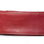 Dooney & Bourke  Lexington Pebble grain Leather Maroon and brown Leather Zip Tote Photo 3