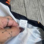 NWOT Womens Halloween Pumpkin Jack O Lantern Womens Button Up V Neck Button Down Black Size 2X Photo 4