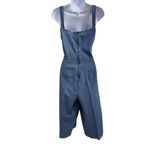 Copper Key  Blue Sleeveless Square Neck Wide Leg Denim Jumpsuit Womens XL Photo 2