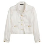 J.Crew  Lady shirt-jacket in luster crepe M Photo 0