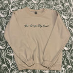 Gildan Beige Christian Sweatshirt Photo 0