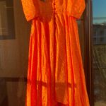 Pakistani High Low Anarkali Kurta Gown Partywear Wedding New Dress Gold Photo 1