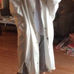 White puffy long jacket. S Photo 0