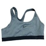 Nike  Womens Pro Classic Sports Bra Carbon Heather/Black medium Photo 0