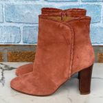 Sézane Sezane dust Pink Suede Ankle Boots Size 37/7 Photo 2