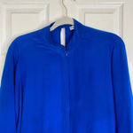 Karina Grimaldi Paolo Romper Cobalt Royal Blue Silk Size Small Lace Revolve Photo 4