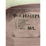 Van Halen Graphic 'Live 1982' Lion Tee Shirt Purple Women's Size Medium/Large Photo 6