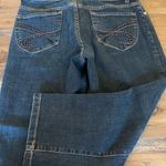 Cache  Rhinestone Stud Jean Pant Size S 2 Denim capris EUC Photo 5