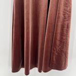 Jenny Yoo Cybill One Shoulder English Rose Rust Velvet Maxi Dress Gown Size 10 Photo 7