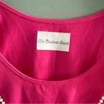 The Crochet Chick Floral Tank Top White Size L Photo 2