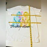 Urban Outfitters SALE Britney Spears UO Exclusive Oversized White Tee Size Small NWT Photo 3