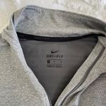 Nike Pro Dri Fit Womens 1/2 Zip Pullover Mock Neck Long Sleeve Gray -Size Medium Photo 3
