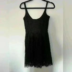 BB Dakota  Black Lace Cocktail Dress Size 0 Photo 4