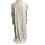 Vintage Pinehurst Lingerie Floral Lace Nightgown Women’s Size Large Romantic Cot Blue Photo 3