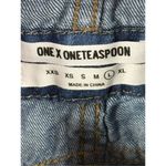 One Teaspoon One X Starr Issue Light Wash Denim Overall Dress Size Large NWT Photo 6