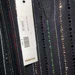 Trina Turk  Cocktail Party Dress Sleeveless Black Silk Shift Colorful Beads 0 NWT Photo 12