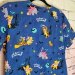Disney  WINNIE THE POOH HALLOWEEN SPOOKY SCRUB TOP Photo 8