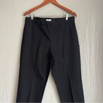 J.Jill  Chino Pants 14 Black Precision Stretch Cotton Side-Zip Slim Leg Photo 1