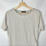 Red Dress Boutique Boutique Taupe Short Sleeve Ruched Bodycon Mini Dress M Photo 2