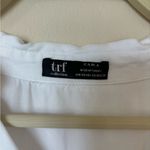 ZARA  White Button Down Shirt with Notched Collar Photo 4